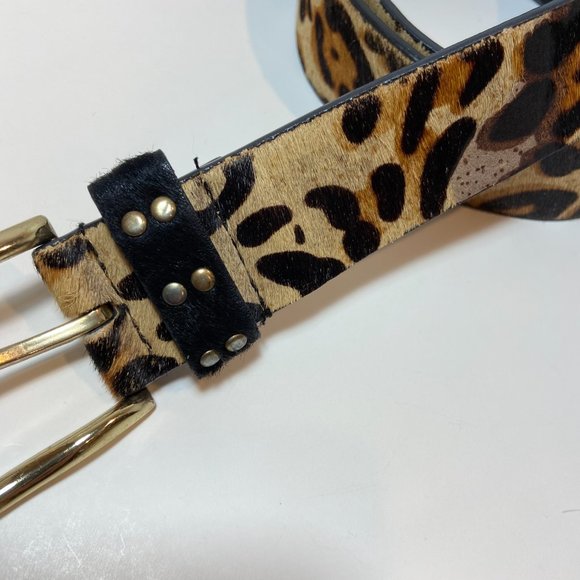 Zara cheetah print belt, Large - Picture 4 of 5